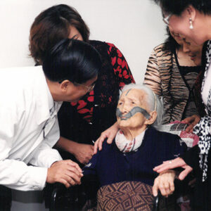 陳水扁總統於桃園復興鄉參訪角板山、紋面人瑞、形象商圈等-陳水扁總統活動照片-MOFA109179CF-2020-12-PH00080-033