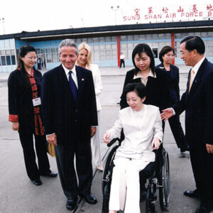 陳水扁總統於南投縣陪同宏都拉斯共和國總統馬度洛參觀台灣手工藝研究所-陳水扁總統活動照片-MOFA109179CF-2020-12-PH00080-051