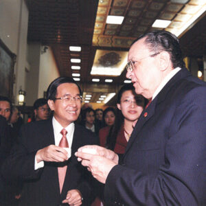 陳水扁總統於中正紀念堂參加中華民國九十一年國慶酒會-陳水扁總統活動照片-MOFA109179CF-2020-12-PH00080-105