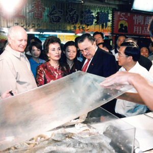 陳水扁總統於台北華西街陪同哥斯大黎加總統白契科參訪華西街灣光夜市-陳水扁總統活動照片-MOFA109179CF-2020-12-PH00080-115