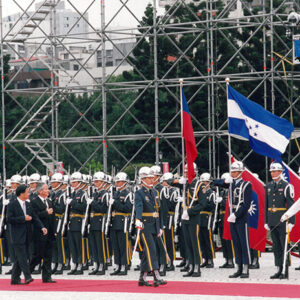 陳水扁總統於中正紀念堂以軍禮歡送宏都拉斯馬度洛-陳水扁總統活動照片-MOFA109179CF-2020-12-PH00081-006