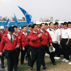 陳水扁總統於高雄縣立體育館出席第四屆全國義勇消防人員競技大賽-陳水扁總統活動照片-MOFA109179CF-2020-12-PH00081-042