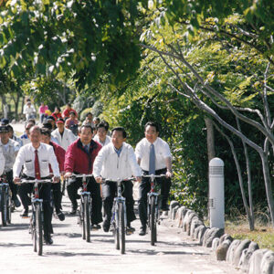 陳水扁總統於台東關山視察關山鎮環保親水公園-陳水扁總統活動照片-MOFA109179CF-2020-12-PH00081-086