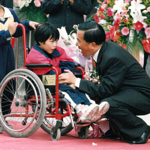 陳水扁總統於高雄縣參加縣立特殊教育學校創校暨行政教學大樓啟用典禮-陳水扁總統活動照片-MOFA109179CF-2020-12-PH00082-006