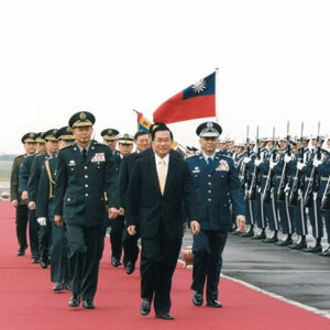 陳水扁總統於嘉義空軍基地參加空軍F-16戰機聯隊成軍典禮-陳水扁總統活動照片-MOFA109179CF-2020-12-PH00082-008