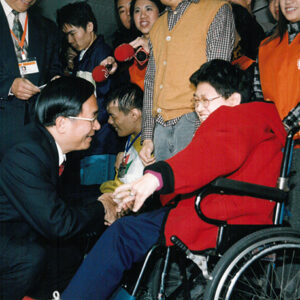 陳水扁總統於台北市參觀台北市萬芳啟能中心學習成果展-陳水扁總統活動照片-MOFA109179CF-2020-12-PH00082-087