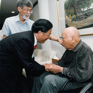 陳水扁總統於官邸以晚宴款待畫家楊啟東等人-陳水扁總統活動照片-MOFA109179CF-2020-12-PH00083-030