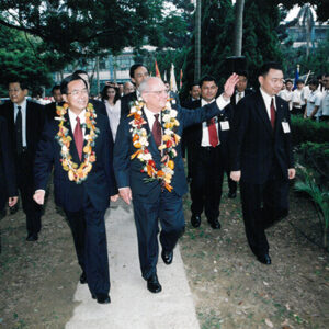 陳水扁總統赴桃園陪同尼加拉瓜共和國總統博拉紐參訪國立桃園高級農工職業學校-陳水扁總統活動照片-MOFA109179CF-2020-12-PH00083-123