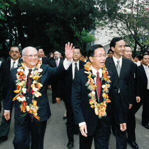 陳水扁總統赴桃園陪同尼加拉瓜共和國總統博拉紐參訪國立桃園高級農工職業學校-陳水扁總統活動照片-MOFA109179CF-2020-12-PH00083-125