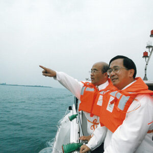 陳水扁總統於台北淡水參訪漁人碼頭-陳水扁總統活動照片-MOFA109179CF-2020-12-PH00084-087