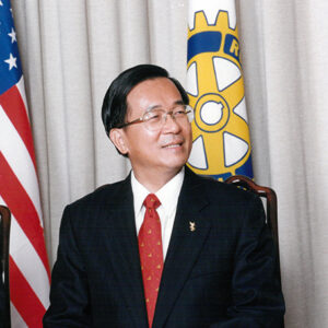 陳水扁總統攝於台北圓山飯店出席國際扶輪社2002台北R1社長亞洲會議-陳水扁總統活動照片-MOFA109179CF-2020-12-PH00084-092