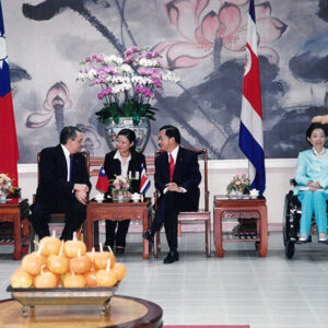 陳水扁總統於國宴前會晤哥斯大黎加總統白契科-陳水扁總統活動照片-MOFA109179CF-2020-12-PH00085-032