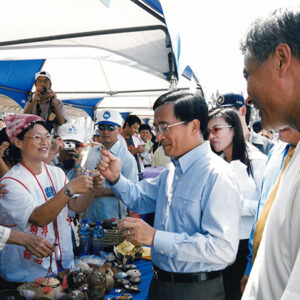 陳水扁總統於屏東車城出席高高屏海上藍色公路順利通航慶祝大會-陳水扁總統活動照片-MOFA109179CF-2020-12-PH00086-123