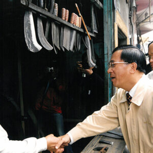 陳水扁總統於石碇參觀石碇老街-陳水扁總統活動照片-MOFA109179CF-2020-12-PH00087-012