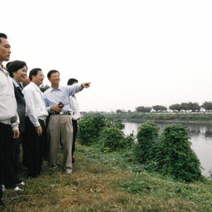 陳水扁總統於彰化埔鹽視察河川整治情形-陳水扁總統活動照片-MOFA109179CF-2020-12-PH00087-028