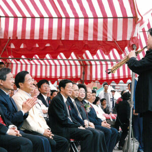 陳水扁總統於總統府南北廣場參加府前廣場「挑戰二00八-教育e起來學習百分百」-陳水扁總統活動照片-MOFA109179CF-2020-12-PH00087-044