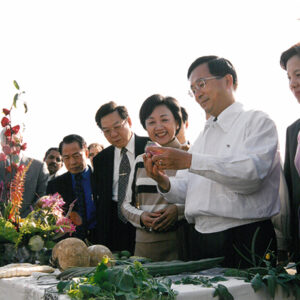 陳水扁總統於台南善化參訪亞洲蔬果中心-陳水扁總統活動照片-MOFA109179CF-2020-12-PH00087-098