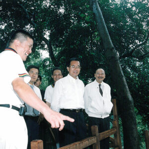 陳水扁總統於新竹峨嵋鄉視察參山國家風景區獅頭山管理站-陳水扁總統活動照片-MOFA109179CF-2020-12-PH00088-081