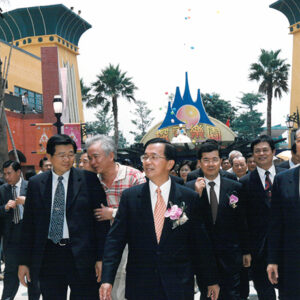 陳水扁總統赴台中縣參加月眉育樂世界「探索樂園」揭幕典禮-陳水扁總統活動照片-MOFA109179CF-2020-12-PH00089-011