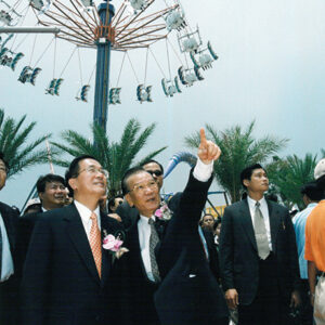 陳水扁總統赴台中縣參加月眉育樂世界「探索樂園」揭幕典禮-陳水扁總統活動照片-MOFA109179CF-2020-12-PH00089-012