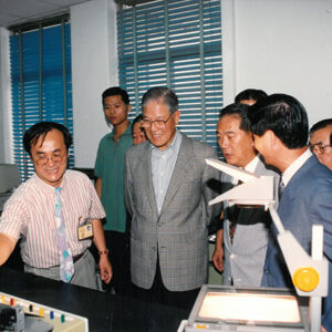 總統巡視泰山北區職訓中心於台北縣泰山鄉-李總統照片冊-MOFA109179CF-2020-12-PH00115-037