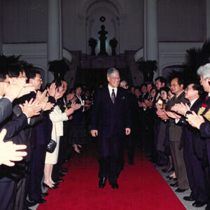 總統茶會款待北美台灣商會聯合會回國訪問團王敦正等人-李總統照片冊-MOFA109179CF-2020-12-PH00121-038