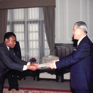 中非共和國新任駐華大使柯龍培呈遞國書-李總統照片冊-MOFA109179CF-2020-12-PH00121-039