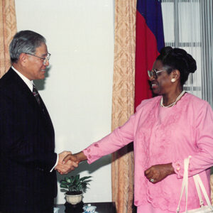 總統接見貝里斯總督高登夫人閣下於總統府-李總統照片冊-MOFA109179CF-2020-12-PH00121-063