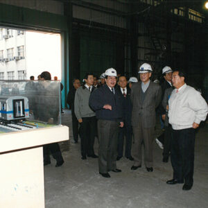 總統巡視唐榮鐵工廠(新竹)-李總統照片冊-MOFA109179CF-2020-12-PH00122-003