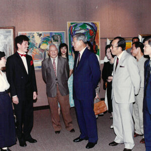 總統參觀台陽美展於國父紀念館-李總統照片冊-MOFA109179CF-2020-12-PH00123-013