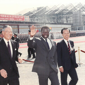 軍禮歡迎幾內亞比索國務委員會主席維拉閣下於松山機場-李總統照片冊-MOFA109179CF-2020-12-PH00123-028